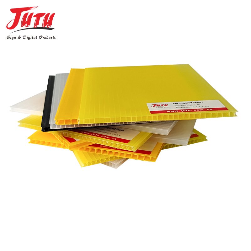 4x8 Double Wall Coreflute Coroplast Polypropylene Danpla Board 4mm PP Penetrated Corrugated Plastic Roofing Sheets