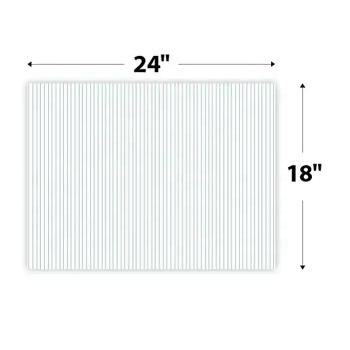 Wholesale Custom Made Shape PP Material Corrugated Plastic Waterproof Sign Board Printing Coroplast 18x24 H-Stakes Yard Signs