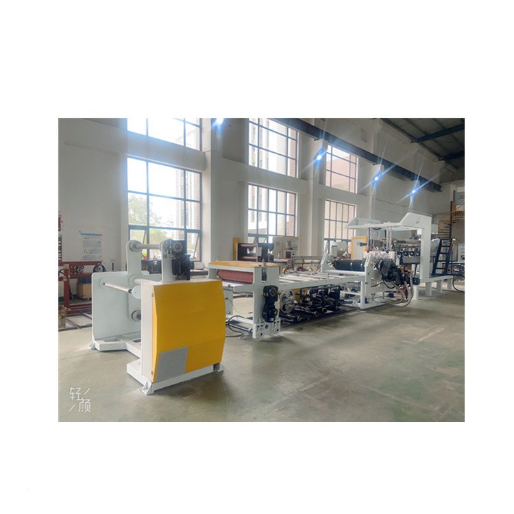 JHS machine blowing sheet extrusion machine PP material thin sheet flowing making machine manufacturer