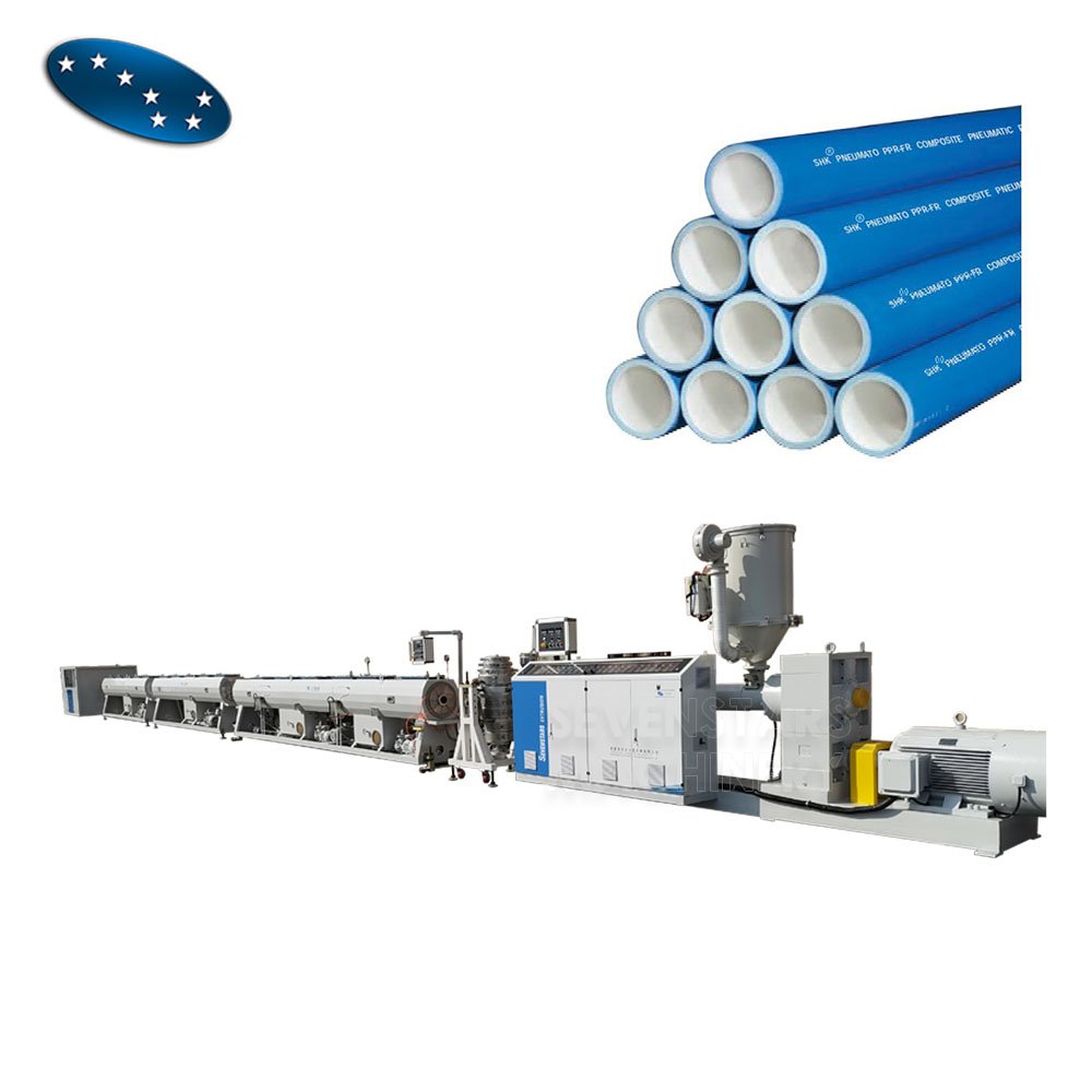 Sevenstars 110-315 Mm Pp Pe Pipe Extruder Production Line Plastic Pipe Making Machine for PP Tube Extrusion