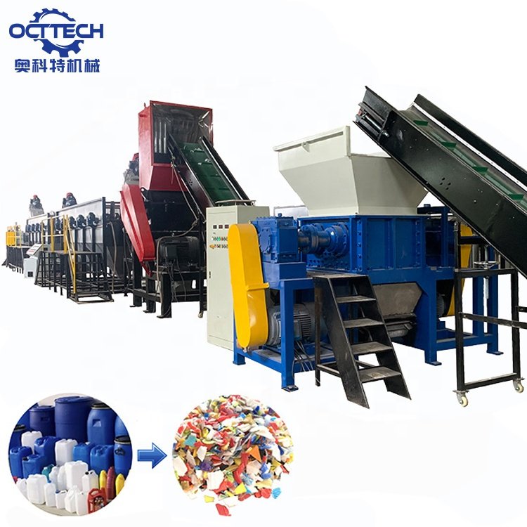 Waste pp pe hdpe ldpe film woven bag plastic recycling crushing and washing machine