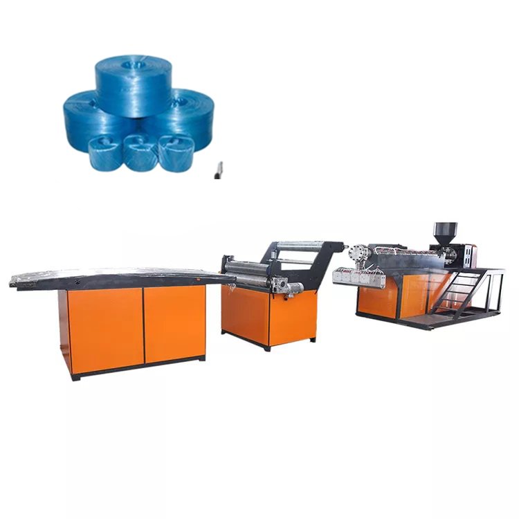 Plastic PP PE automatic wire drawing rope extruder and PP rope making machine made in China