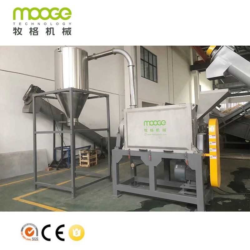 Pp Pe Rigid Washing Hdpe Milk Bottle Plastic Recycling Line