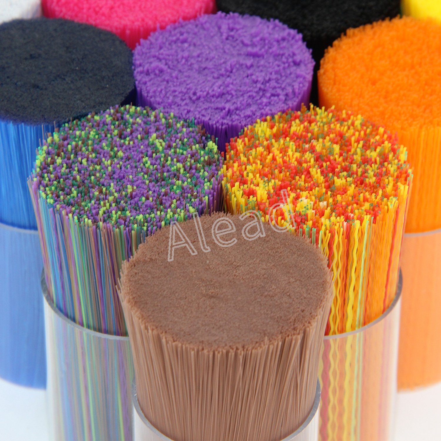 Durable Strong Flagged PP Fiber Polyester Pbt Filaments Monofilament Nylon Bristle For Road Sweeper Snow Brush Garden Broom