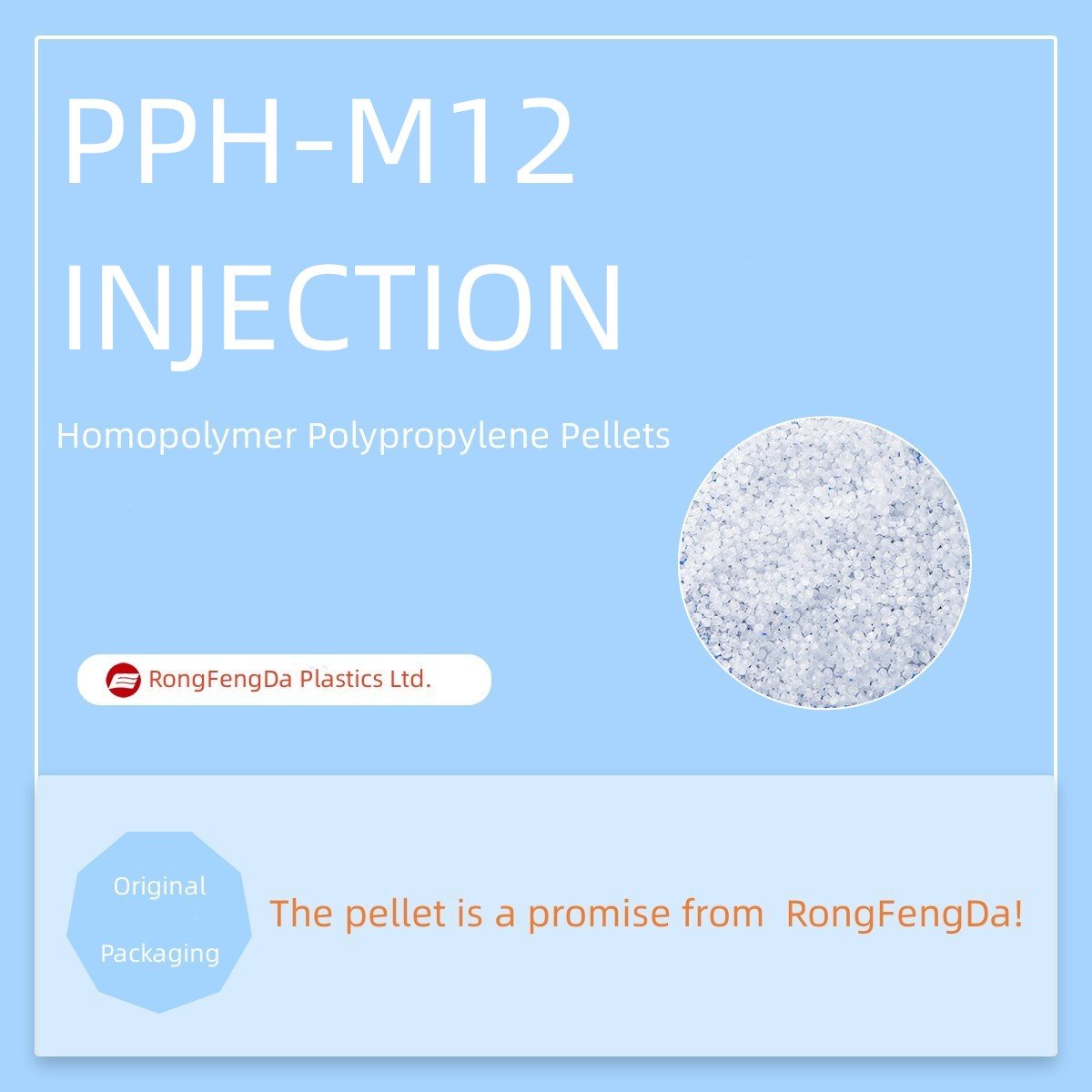 Polypropylene PP Granule Virgin Injection Grade PPH-M12 PP Plastic Raw Material for Daily Necessities and Home Appliances