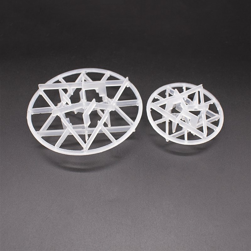 Acid Resistant Scrubber Tower Packing Crystal flake ring Plastic Snowflake Ring