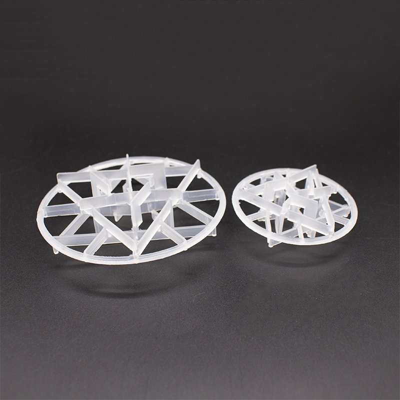 Acid Resistant Scrubber Tower Packing Crystal flake ring Plastic Snowflake Ring