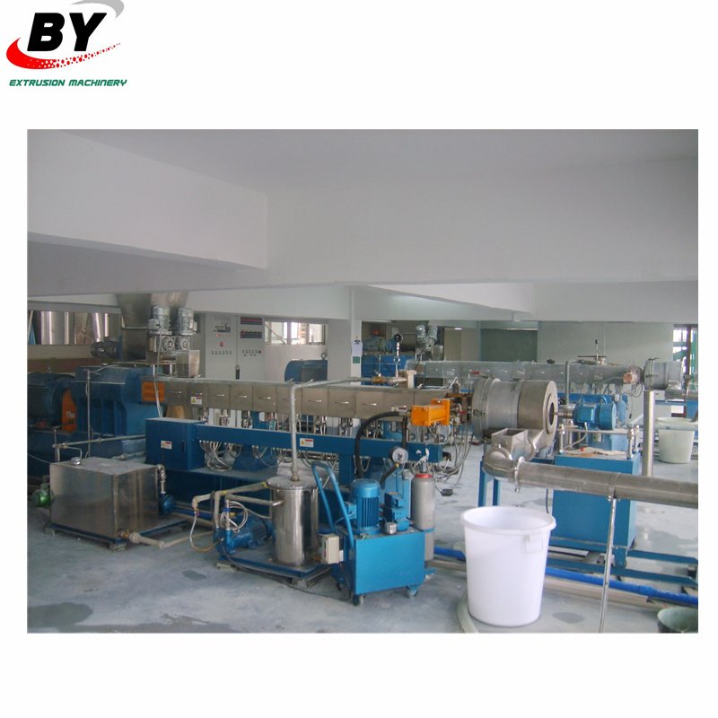PP PE Masterbatch Compounding Plastic Extrud /Twin Screw Extruder Produce PVC Pellets for Cable and Wire Production Line