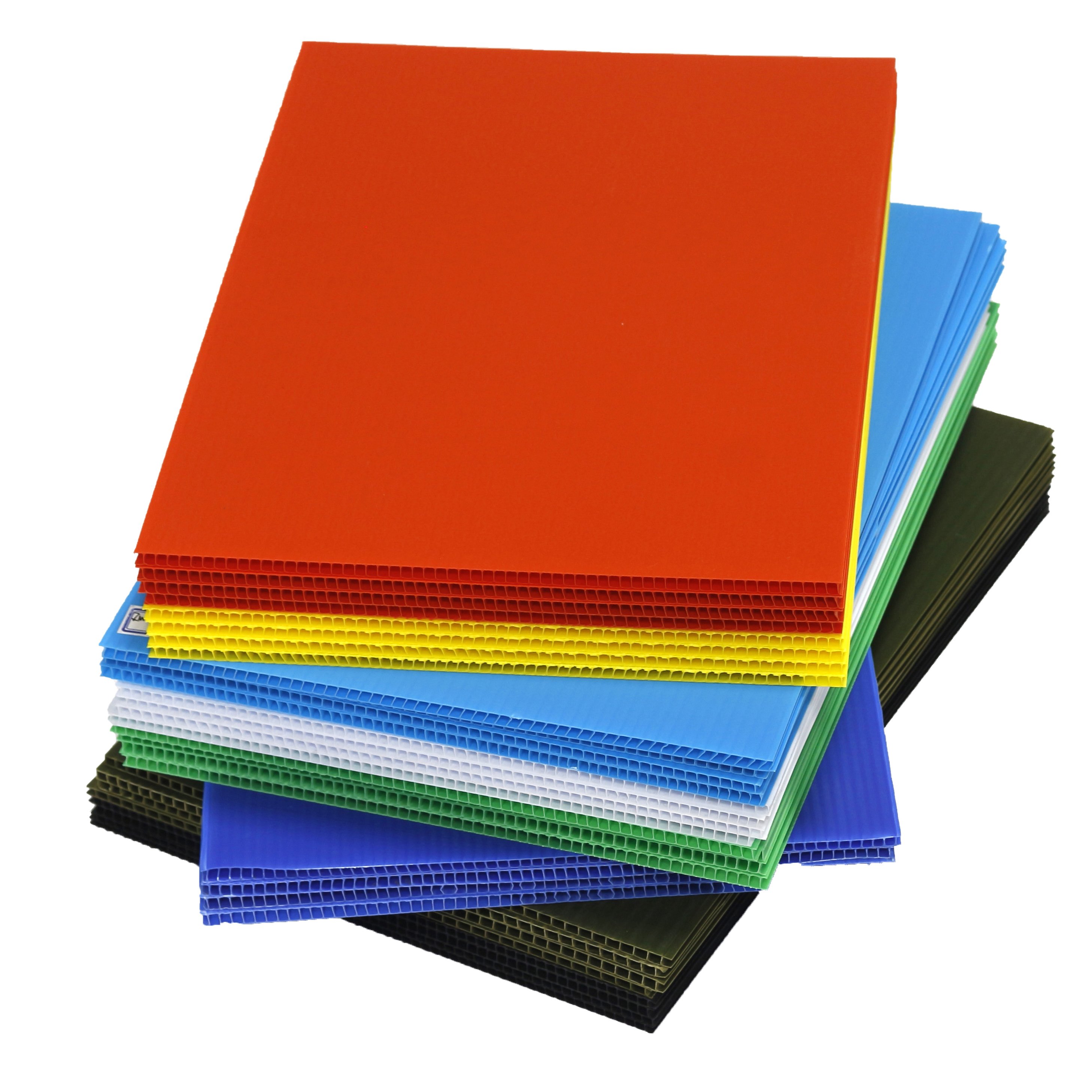 Custom Size PP Hollow Sheet Corflute Coroplast Polypropylene Advertising Board PVC Printing Floor Protection Includes Cutting