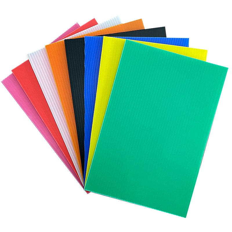 Custom Size PP Hollow Sheet Corflute Coroplast Polypropylene Advertising Board PVC Printing Floor Protection Includes Cutting