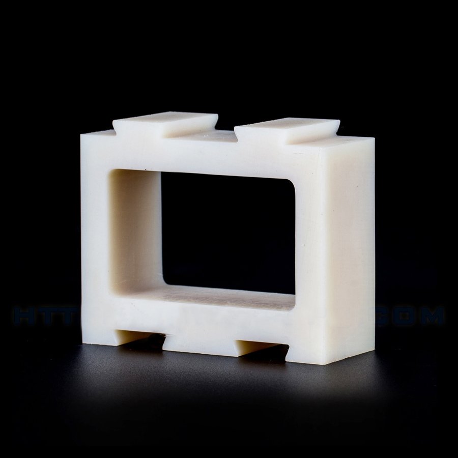 custom mass production cnc machining pp peek pu ptfe pom pa66 nylon mc part