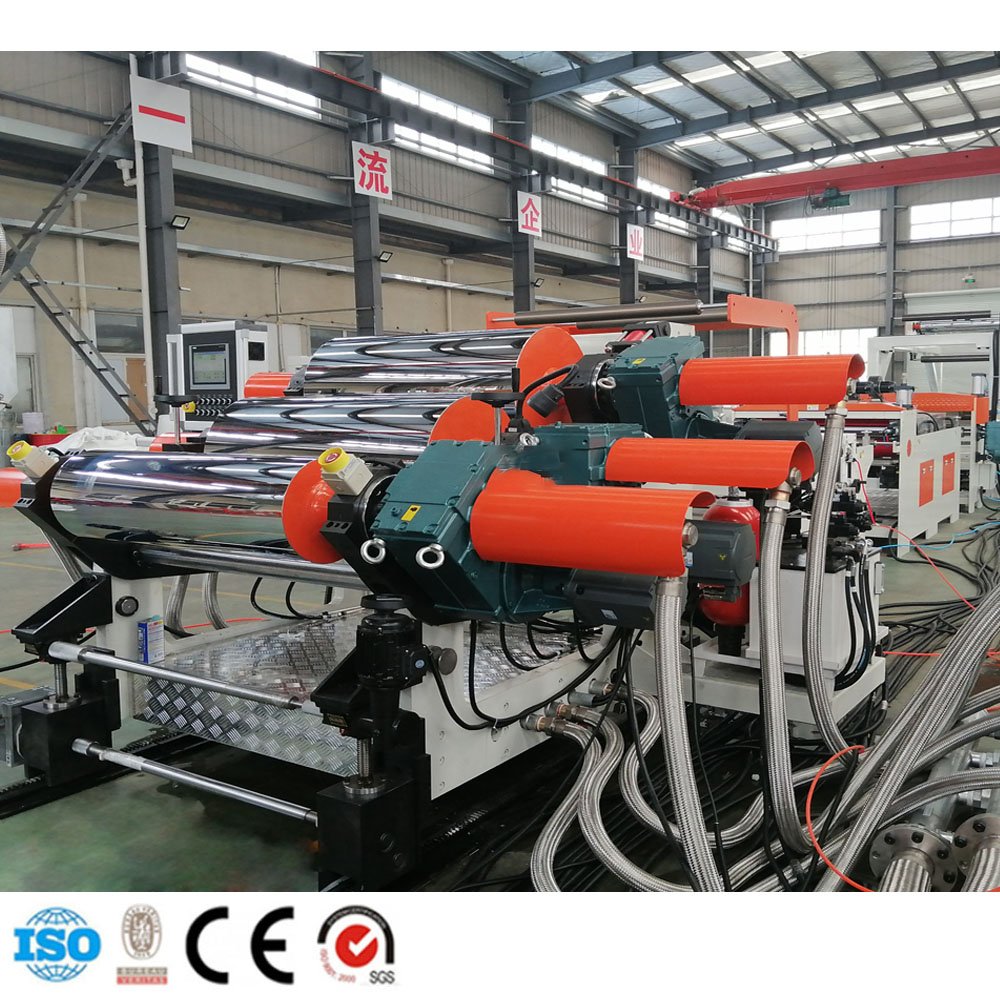 Automatic 0.2mm-1mm Transparent PET PP Plastic Sheet Making Machine