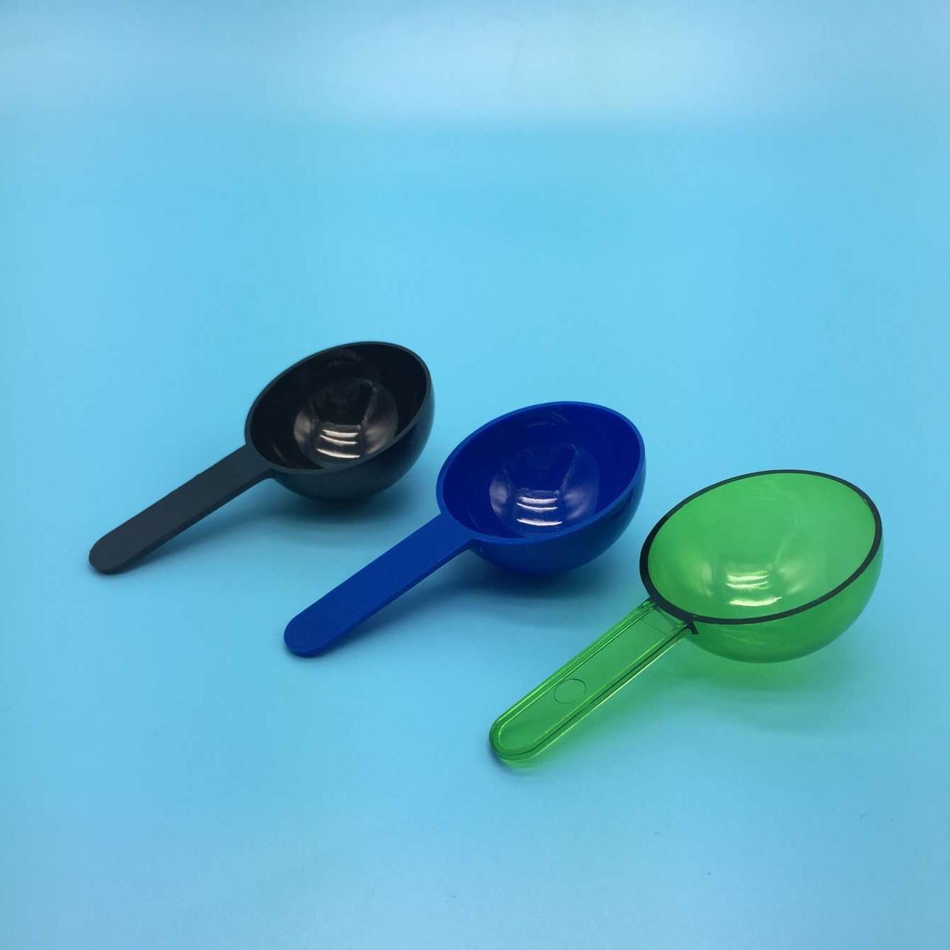 Ningbo factory scoops spoon PP plastic 1-6g spoon plastic dosage spoon