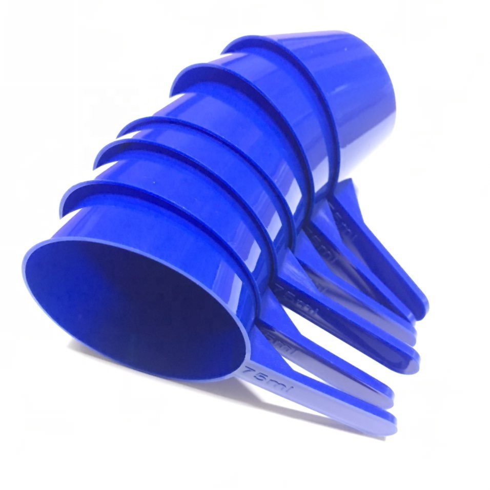 Ningbo factory scoops spoon PP plastic 1-6g spoon plastic dosage spoon