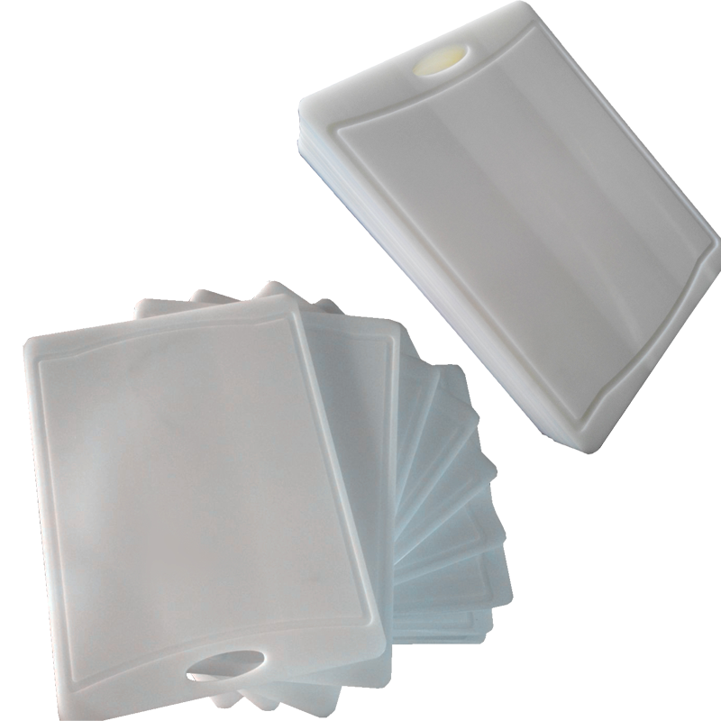 PE Double Layer Cutting Board / Easy to Clean HDPE Cutting Board / Any Color Customizable Red White PP Cutting Board