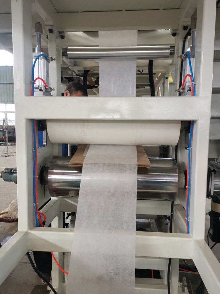 PP nonwoven meltblown fiber extrusion line 600, Plastic PP melt-blown fiber making machine lab Extrusion