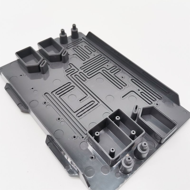 High Precision Black Plastic Injection Mold Plastic Electronic Assembly Plate