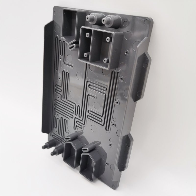High Precision Black Plastic Injection Mold Plastic Electronic Assembly Plate