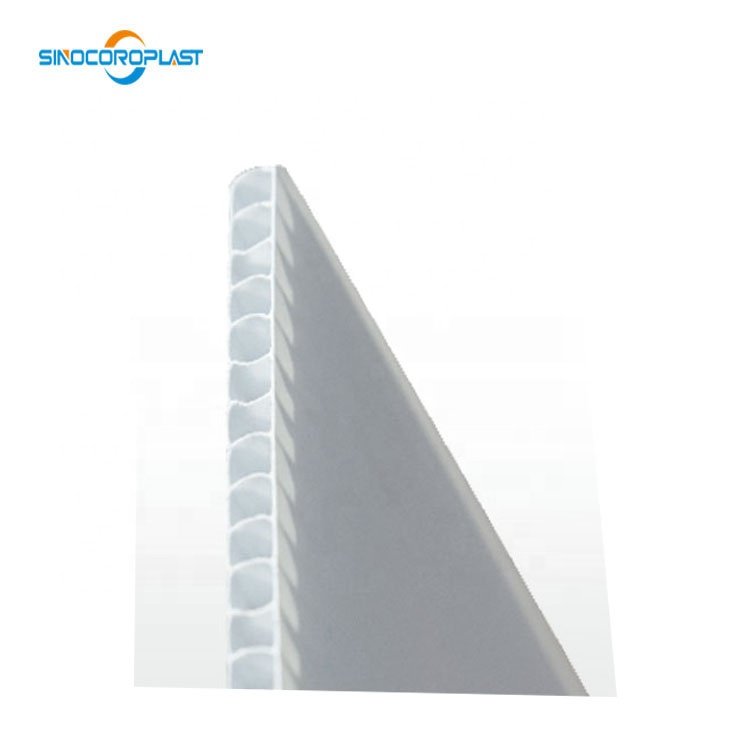 3mm corrugated plastic polypropylene transparent hollow board suppliers pp corflute 48x96 sheet translucent double correx plate