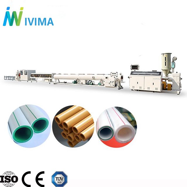 IVIMA reliable pp-r pipe production line/ppr extrusion line/glass fibre reinforced pipe making machine