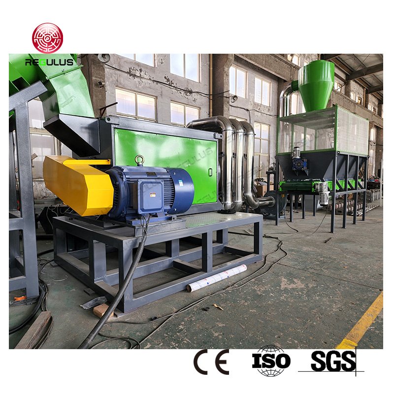 High Speed Plastic Recycling PP PE LDPE HDPE Scrap Film Waste Plastic Recycling Machine