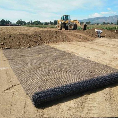 Fiberglass /PP/ PET Geogrid Production Line New automatic geogrid welding equipment