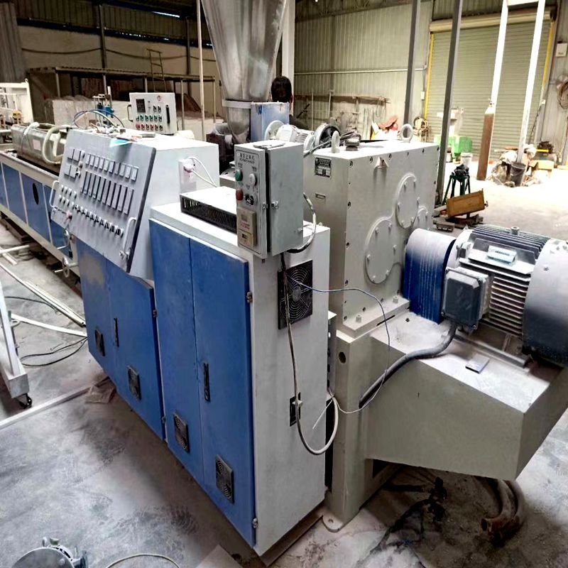 Second-Hand HDPE/PP/PVC Plastic Extruders Production Line