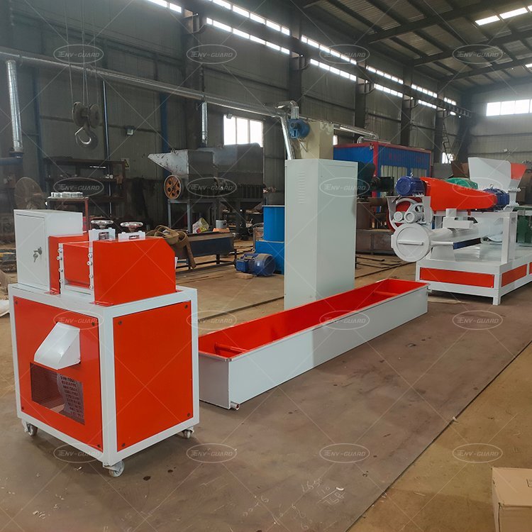 PP PE Recycle Plastic Granules Pelletizing Machine