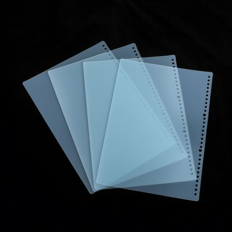 A3 A4 A5 B5 Matte Frosted Rigid Pp Sheets 0.5mm 1mm Polypropylene Sheet Book Binding Notebook Cover