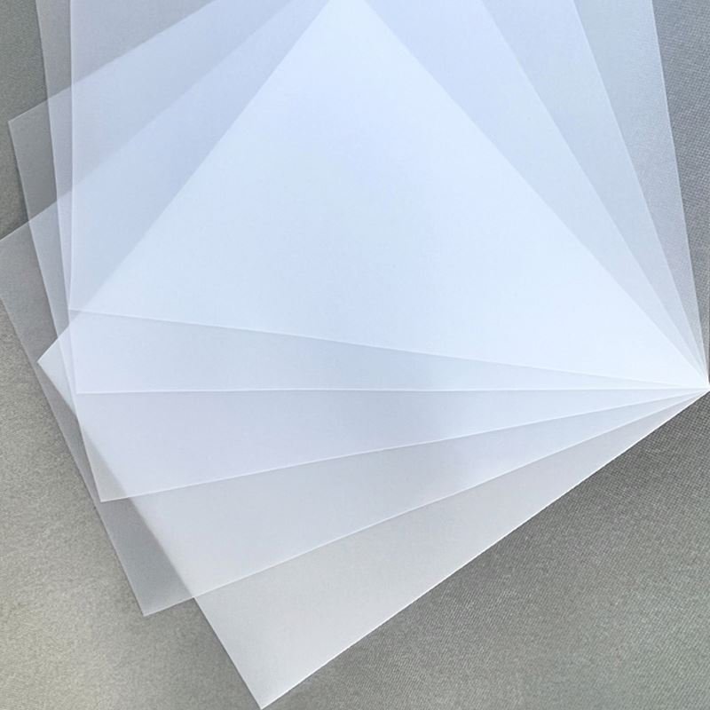 A3 A4 A5 B5 Matte Frosted Rigid Pp Sheets 0.5mm 1mm Polypropylene Sheet Book Binding Notebook Cover