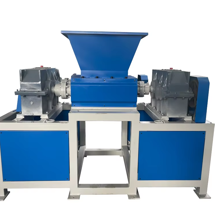 Scrap Metal Two Shaft Tire Tyre Plastic PP Shredder,waste plastic double shaft shredder