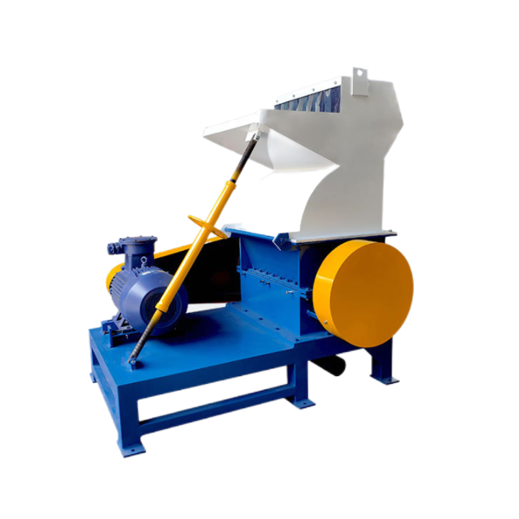 plastic PP PE PET PC PS GP PA ABS films PVC TPU TPE TPR TPV CPE PPS silent mute low noise soundproof shredder crusher