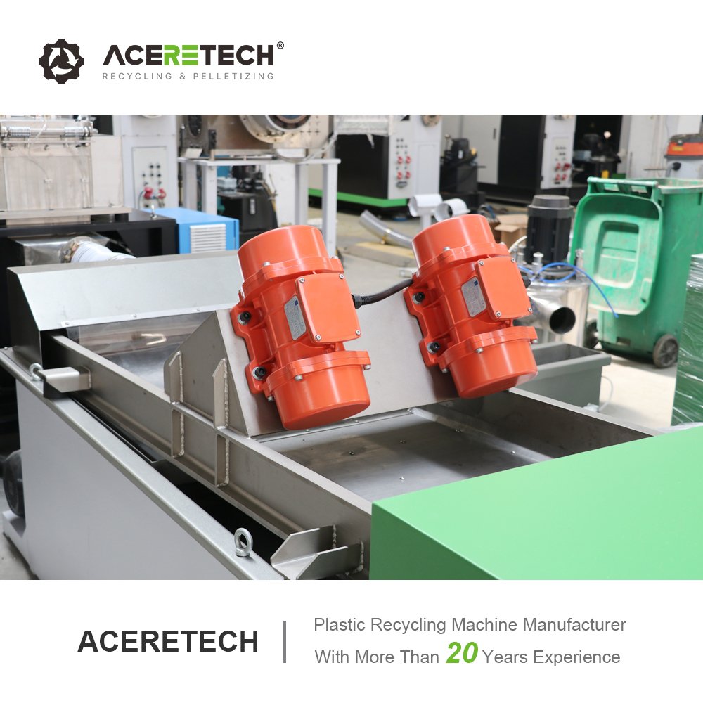 Free Accessories 160-1200kg/h Waste PP/PE Film Recycle Plastic PET Bottle Granulator Machine ACS-H