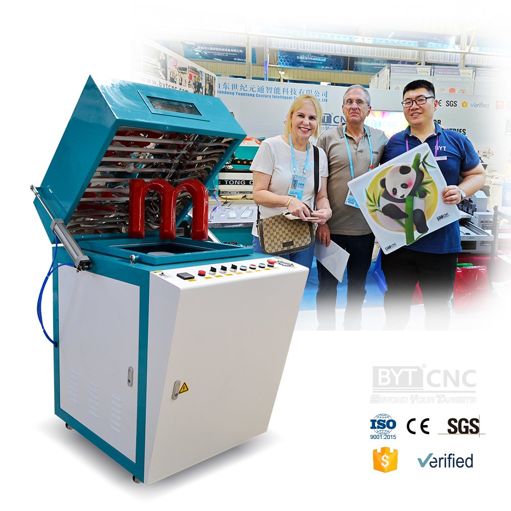 BYTCNC BSX-600 Mini Deep Draw Vacuum Forming Machine Automatic Thermoforming PS ABS PVC PET PP PE Plastic Key Pump Components