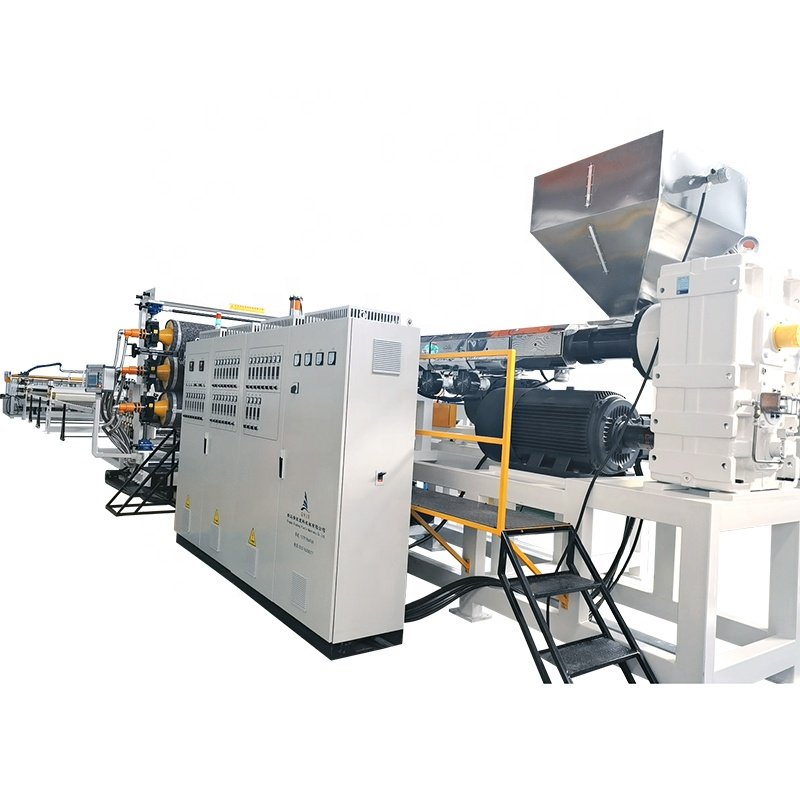 PP PE plastic board machine, ABS PS plastic sheet extrusion equipment, TPE car foot mat board extruder production line