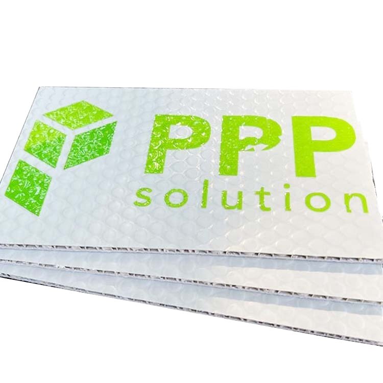 Strong Stiffness PP Honeycomb Bubble Guard Board With Felt For Temporary Floor Protection