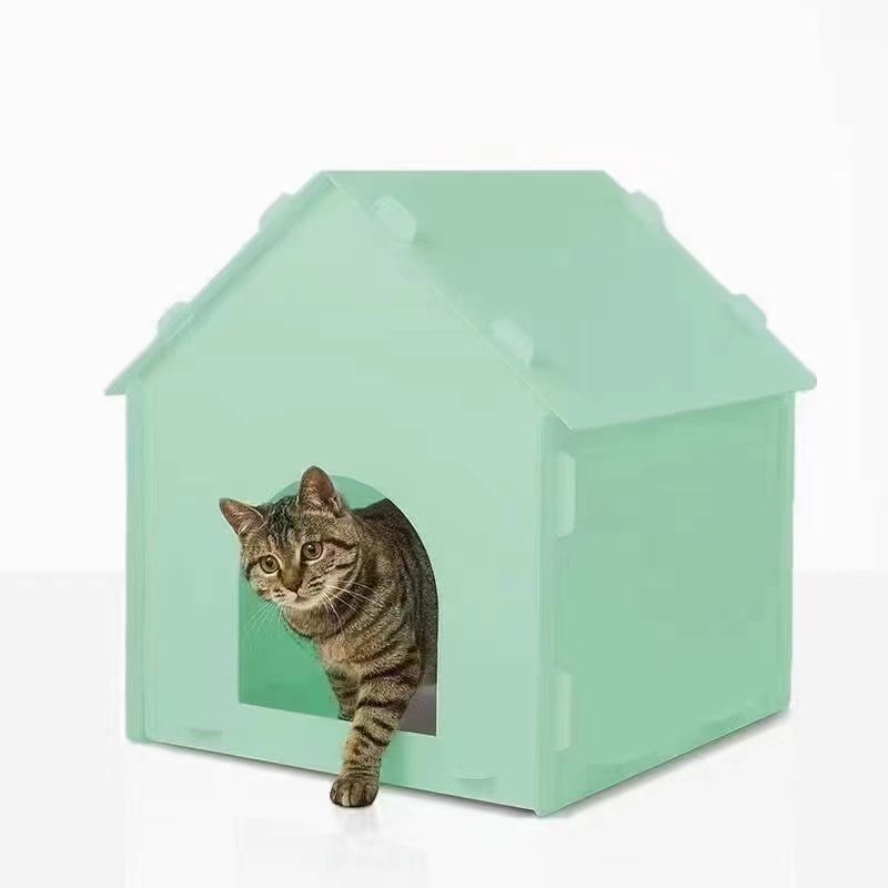 PP corrugated plastic pet house with pp hollow sheet