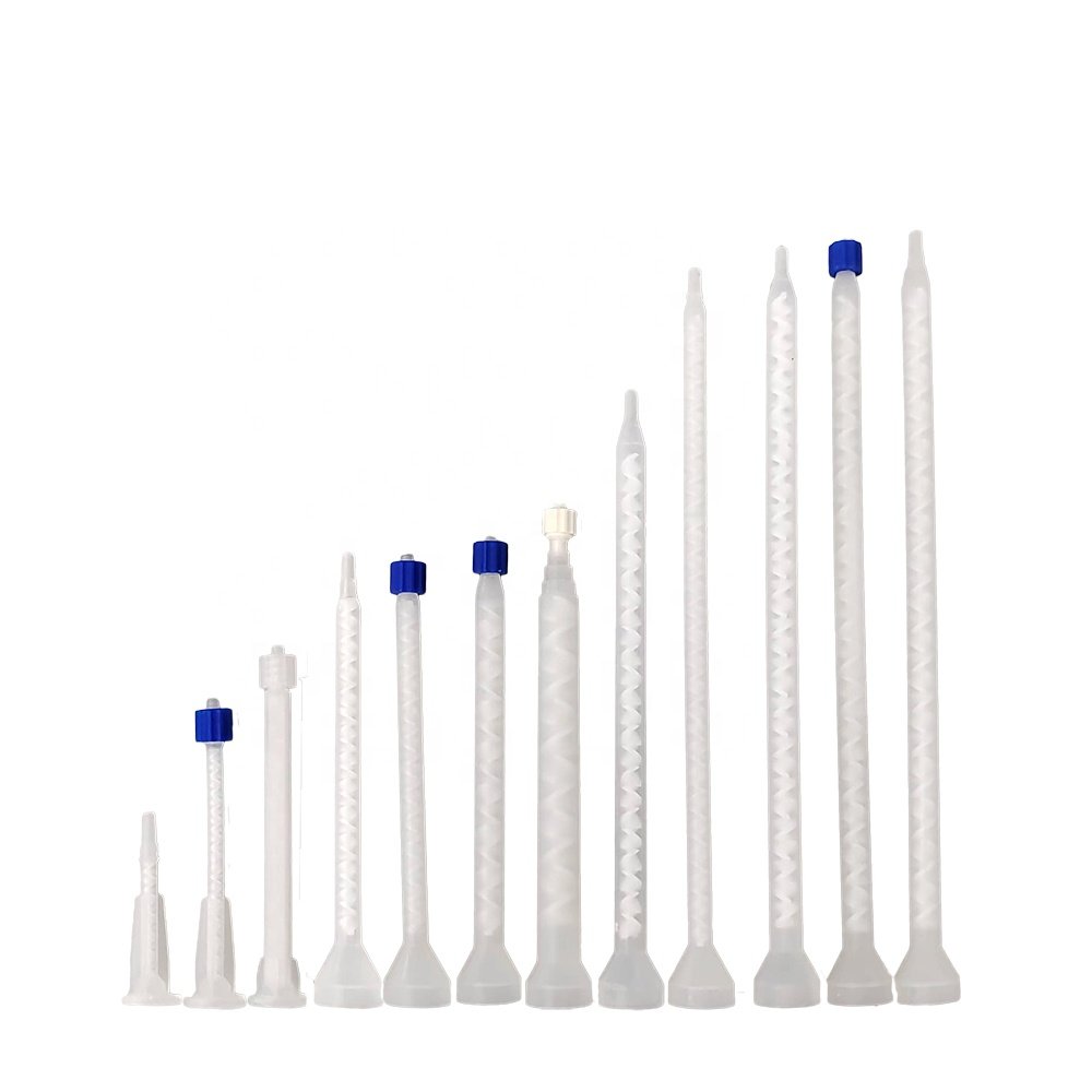 DCTHA 160-632LL Static Mixers 32 Elements 7700856 TAH series 160 Mixing Tips Spiral Bell Epoxy Mixing Nozzle