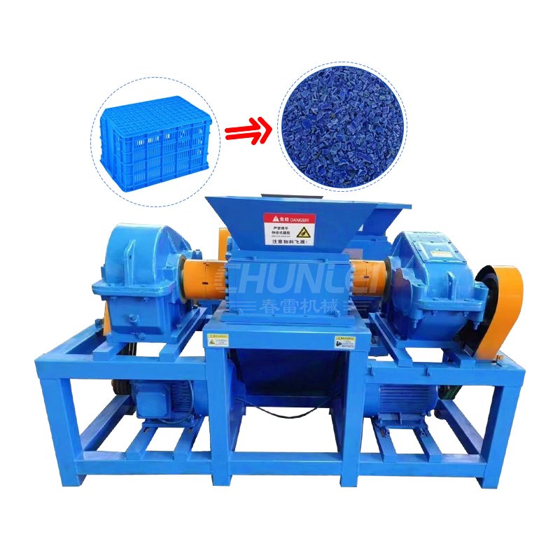 Factory Price Industrial Waste Plastic Crusher PE PP PVC PET Plastic Shredder Machine For Sale