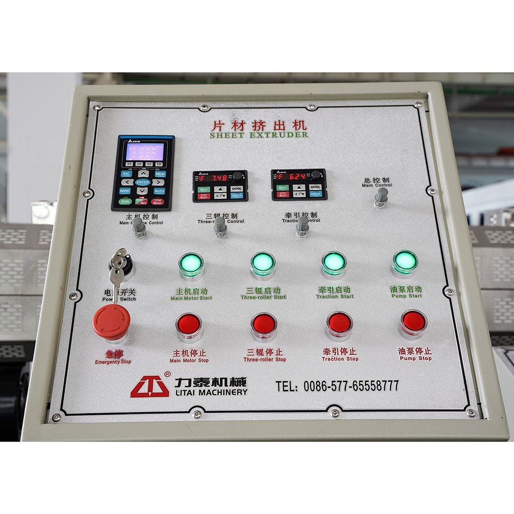 Fully Automatic Plastic PP Ps Sheet Roll Extruder Making Machine For Thermoforming Machine