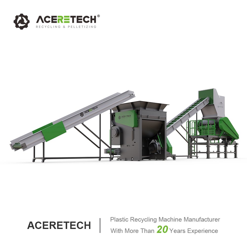 1-2t/h Waste Plastic PP/PE Agriculture Film Recycling Washing Line AWS-PE