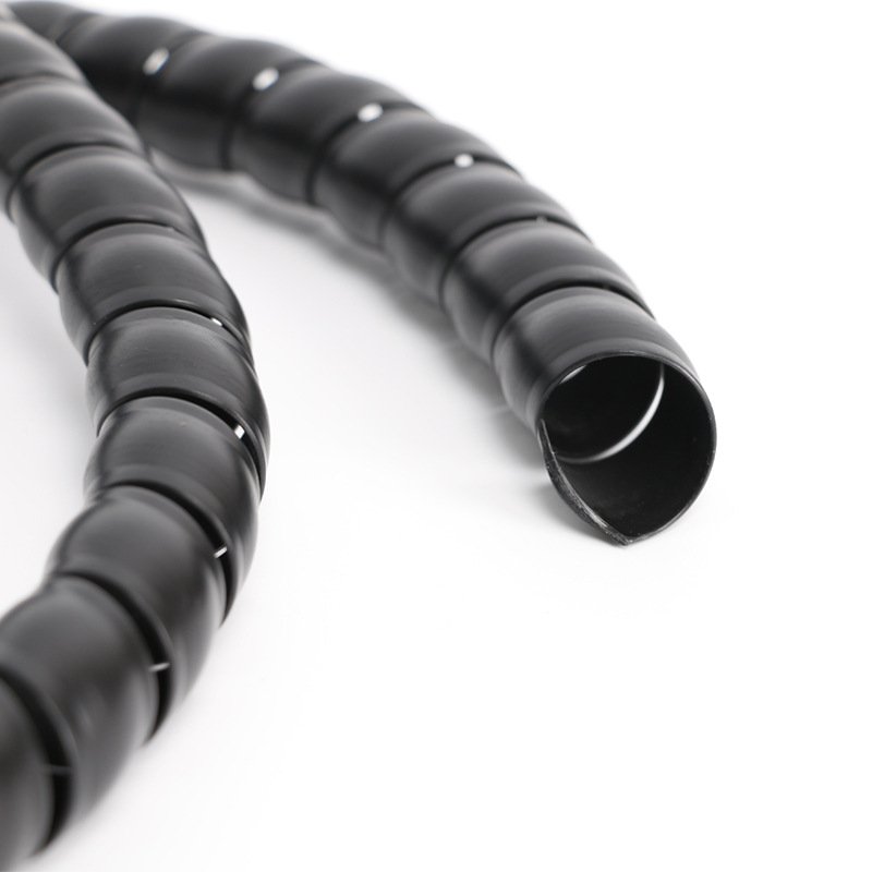 High Quality Safety Protection Hydraulic Hose Anti Deformation Extruded plastic PP/ PE color Spiral Sleeves Cable