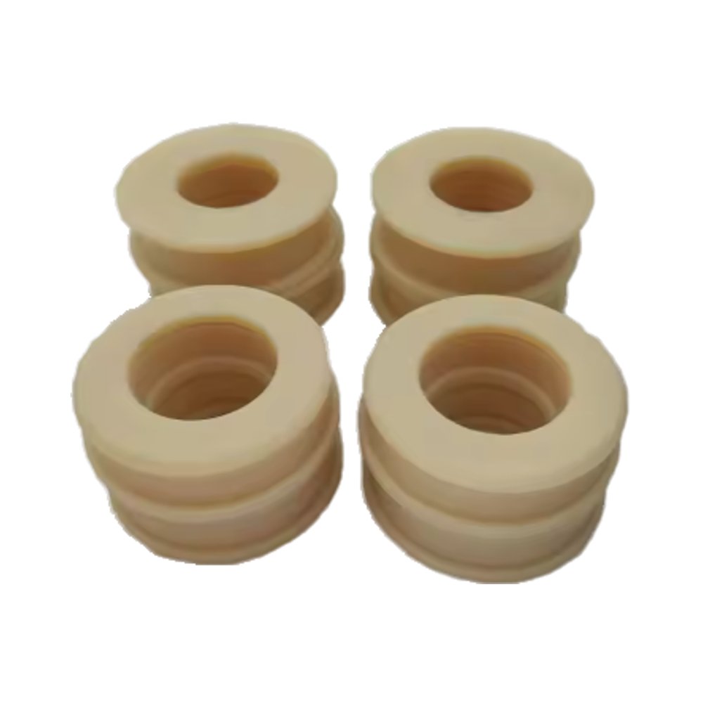 Custom CNC Nylon Plastic Pulley Wear Resistant Moulded Bushing Sleeve Featuring Pom Peek Pp Pu Nylon for Quality Plastic Modling