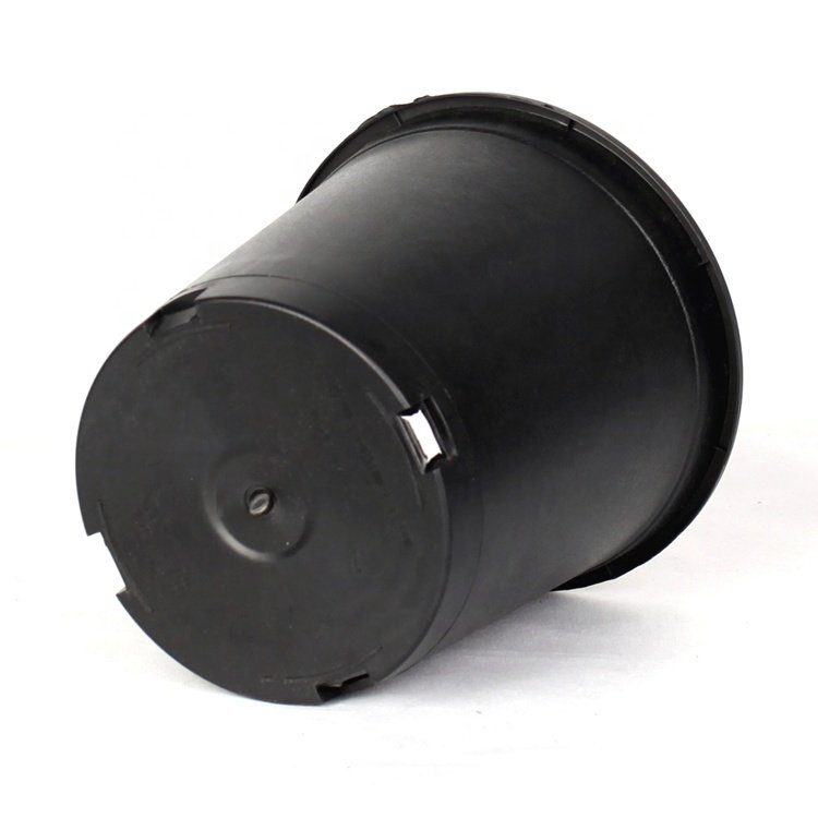 Wholesale 1 3 5 7 10 15 20 Gallon Blow Molding PP PE Planter Black Plastic Plant Nursery Pots