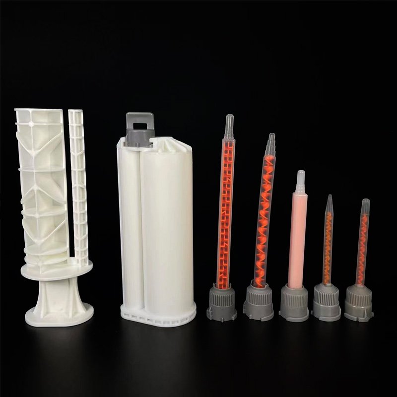 50ml 10:1 PP Plastic Dual Components Barrel Two-component Epoxy Cartridge Tube Plastic Dispensing Cartridge