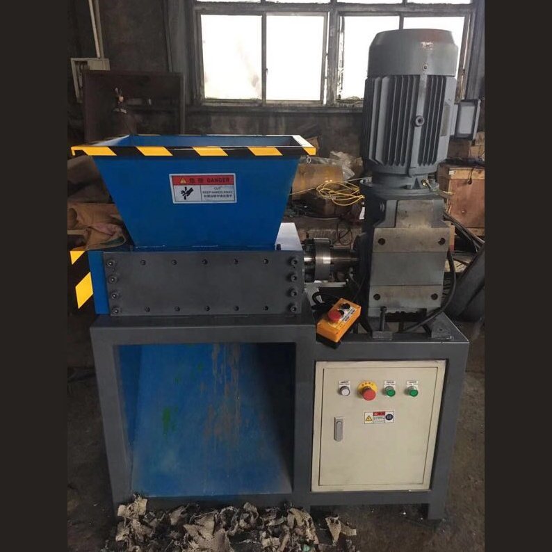 Metal Wood Plastic Food Crusher Double Motor Shredder Machine Pp Pet Plastic Pvc Recycling 10 Pieces 400 Mm Pet Pc Ssd 100 Mm
