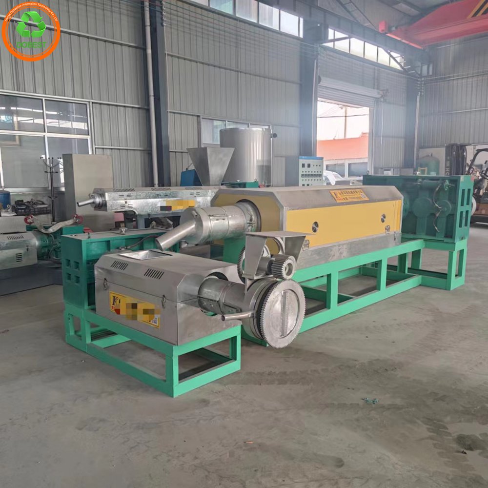 Waste Film Bags Recycling PP PE Pellet Granule Production Line