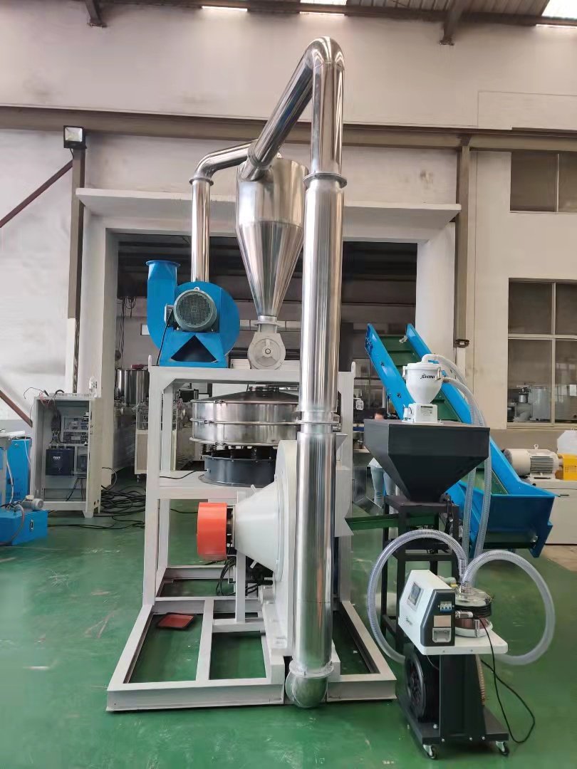 High speed PVC/PP/PE/PA/PC/PS/ABS/PET/EVA plastic flour mills wheat milling recycling pulverizer machine grinder for stable