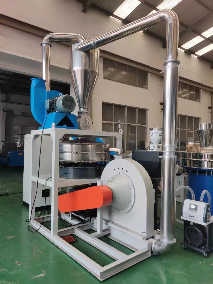 High speed PVC/PP/PE/PA/PC/PS/ABS/PET/EVA plastic flour mills wheat milling recycling pulverizer machine grinder for stable
