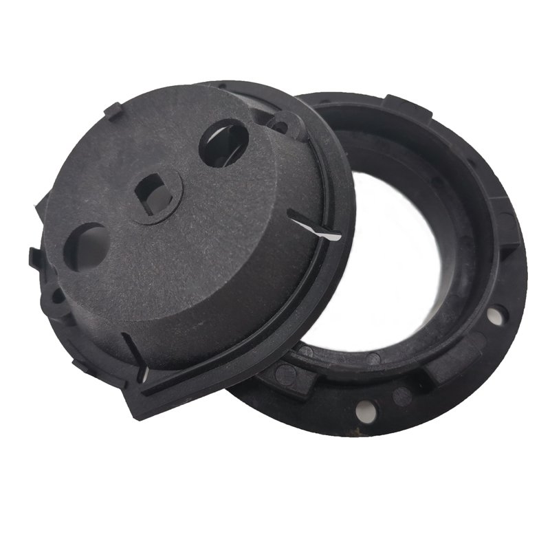 Hign Precision Black Plastic Injection Mold Plastic Ring And Plug